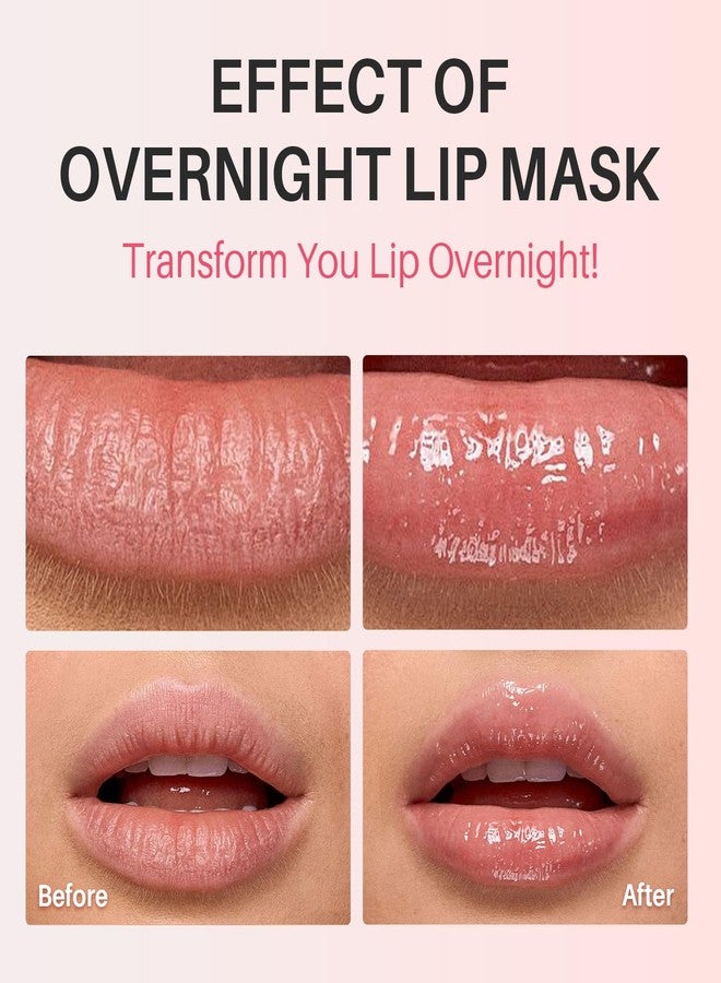 SPODARE Lip Mask, Hydrating Overnight Lip Sleeping Mask, Lip Moisturizer for Dry Cracked Lips Care, Dual-Color Lips Balm for Nourishing and Softening Lips, Minimizes Fine Lines - Lemon Mint - Image 5